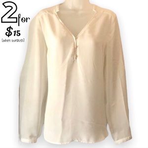 🟢[LC Lauren Conrad] Ivory Tunic Blouse